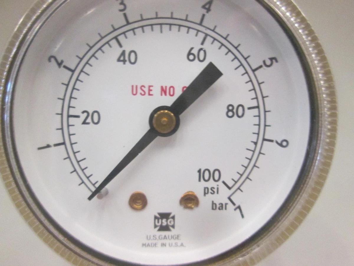 Used Veriflo, IR401B250G, General Purpose Regulator w/ 0-100PSI USG Gauge, Used