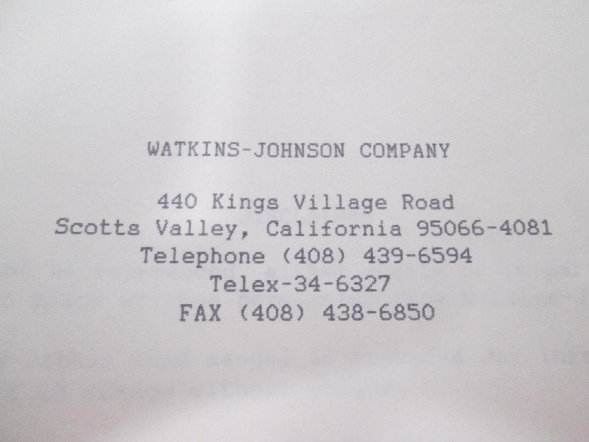 Used Watkins Johnson Chemical Vapor Despostion Furnaces, 998, Used
