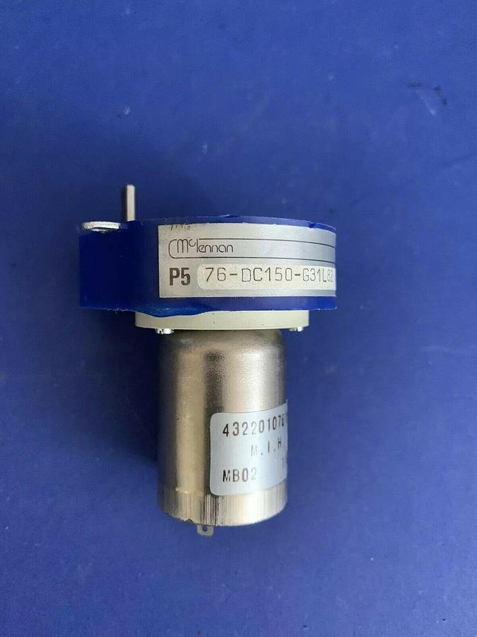 Used Mclennan Servo Supplies P576-DC150-G31L82 Geared DC Servo Motor, New