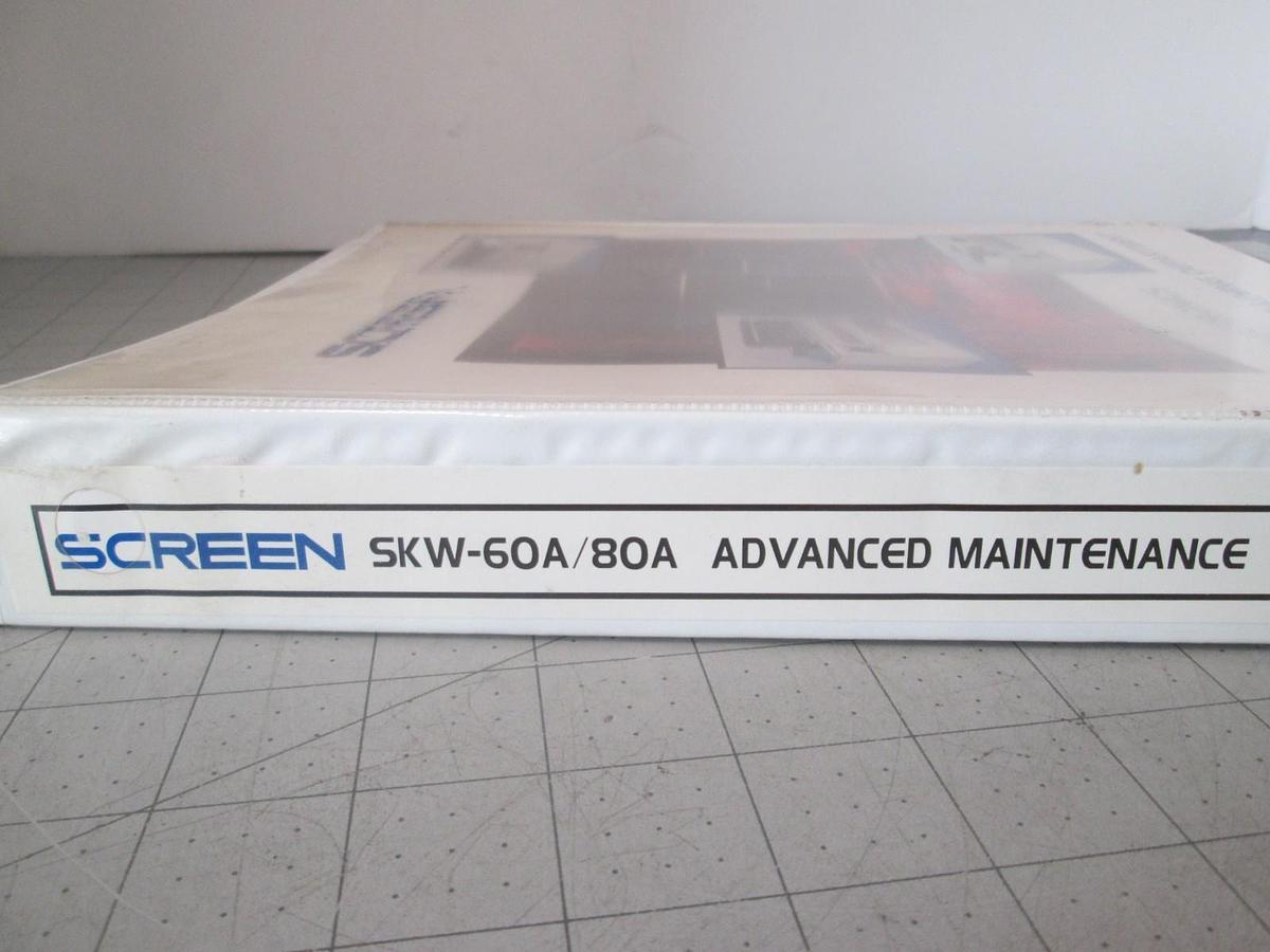 Used Screen, SKW-60A/80A, Advanced Maintenance Manual, Used