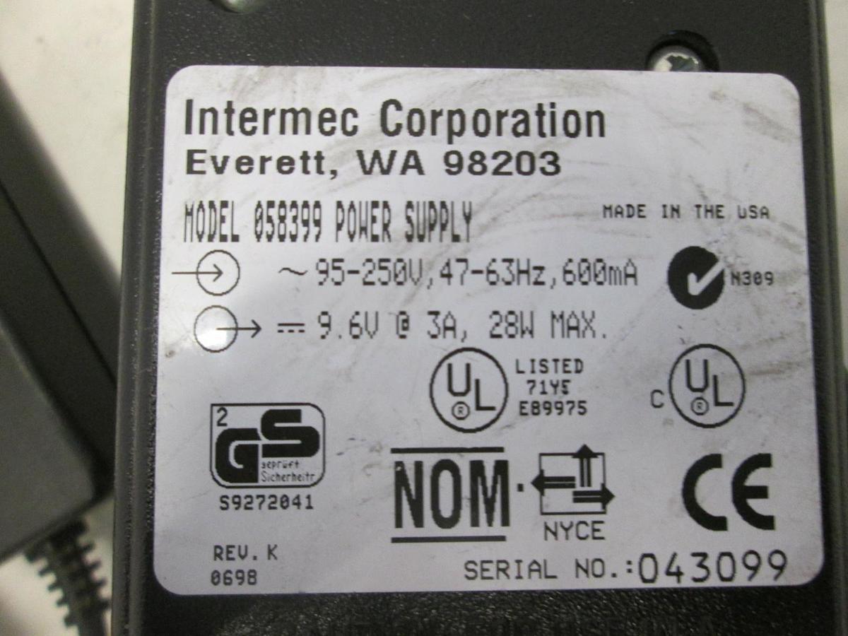 Used Intermec Corp., Power Supply, 058399, Used, Lot of 2