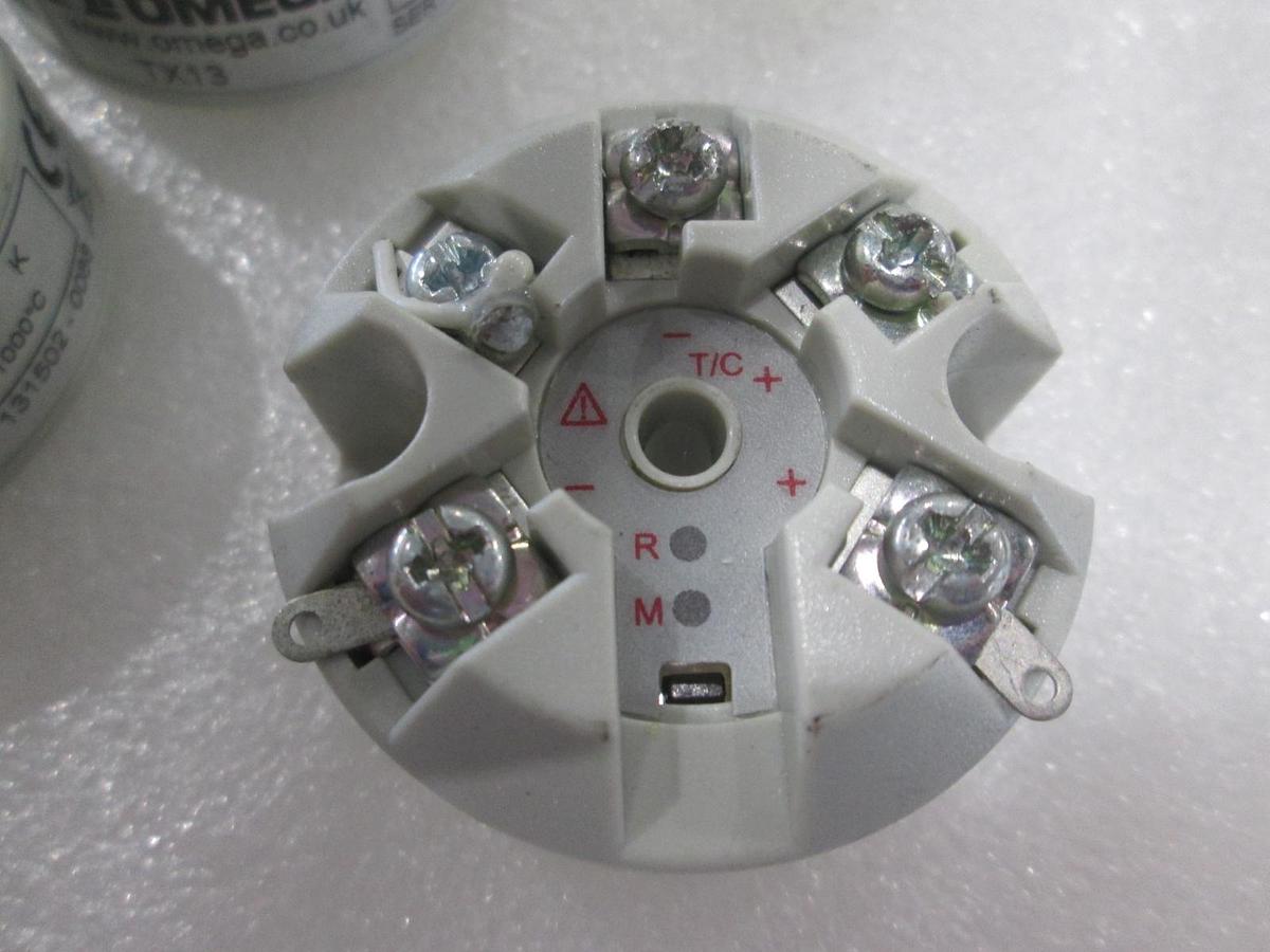 Used Omega, T/C K, 0-1000C Range, Thermocouple Temperature Transmitter Used, Lot of 3