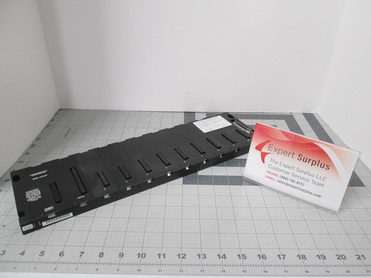 Used GE Fanuc, IC693CHS391D, 10 Slot Baseplate Expansion Module, Used
