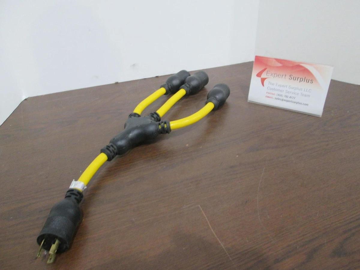 Used Electricord, BX-3062, 3 Way Adapter Cord Set, Used