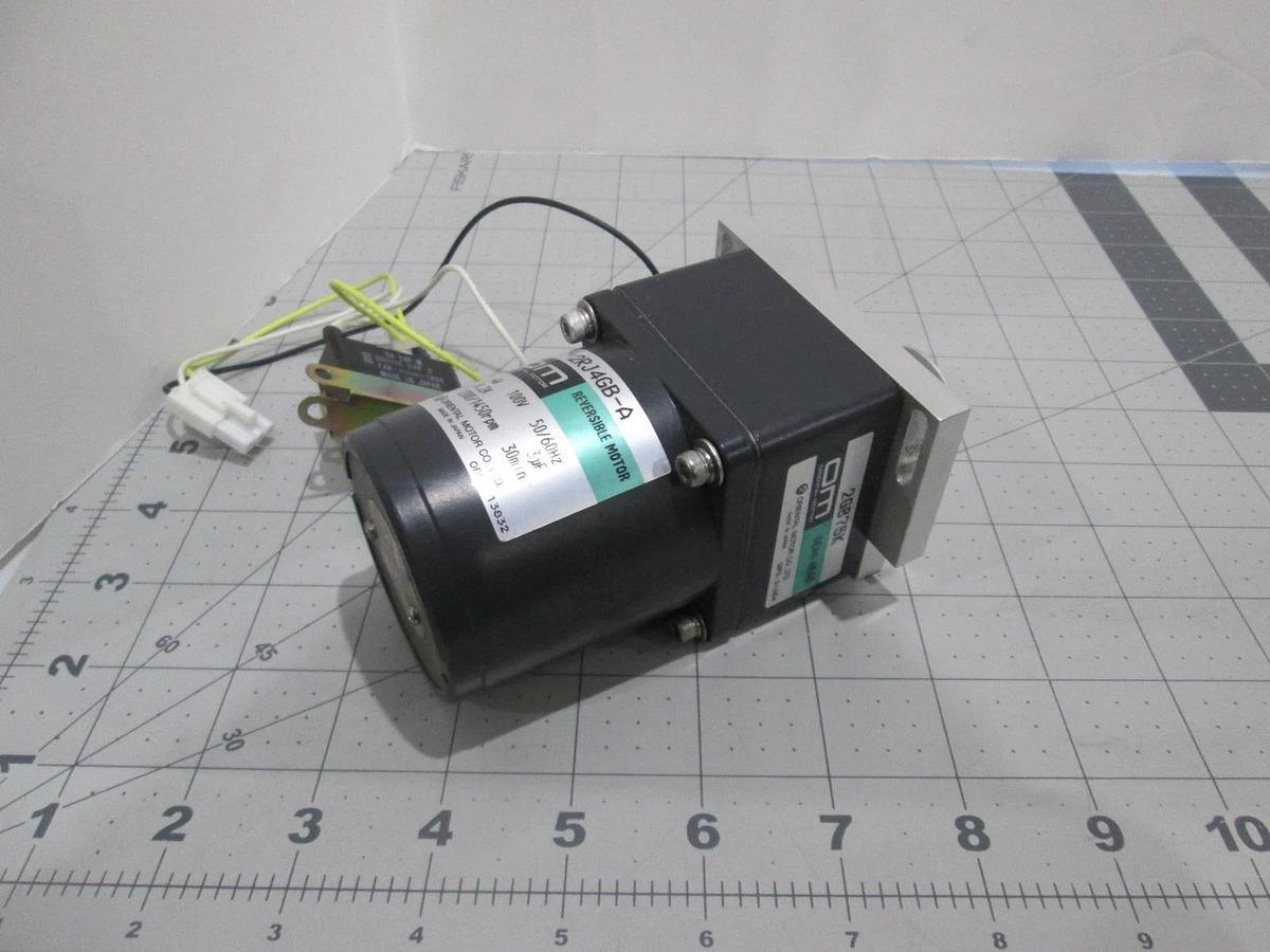 Used Oriental Motor, 2GB75K Motor Head w/ 2RJ4GB-A Reversible Motor, Used