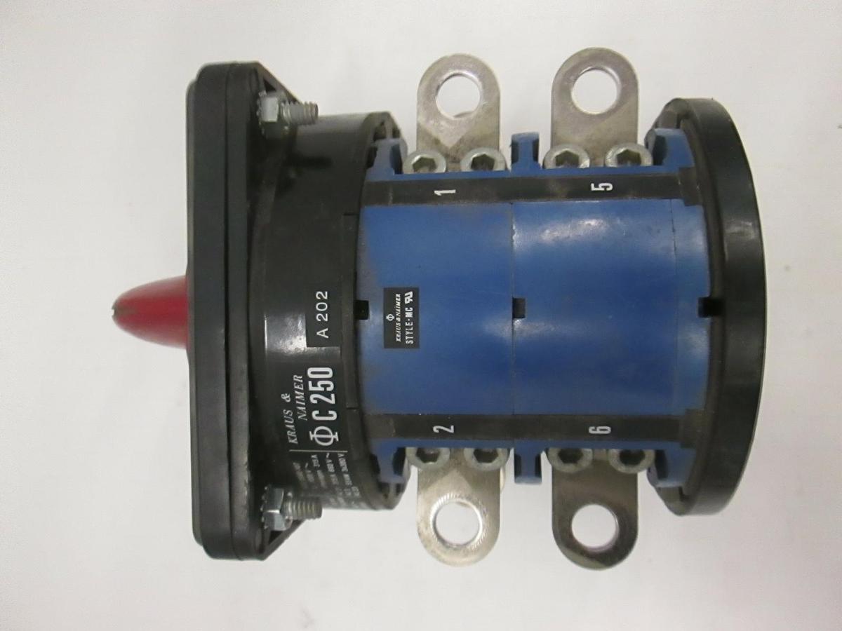 Used Kraus and Naimer C250, Furnace Switch 315A, Used