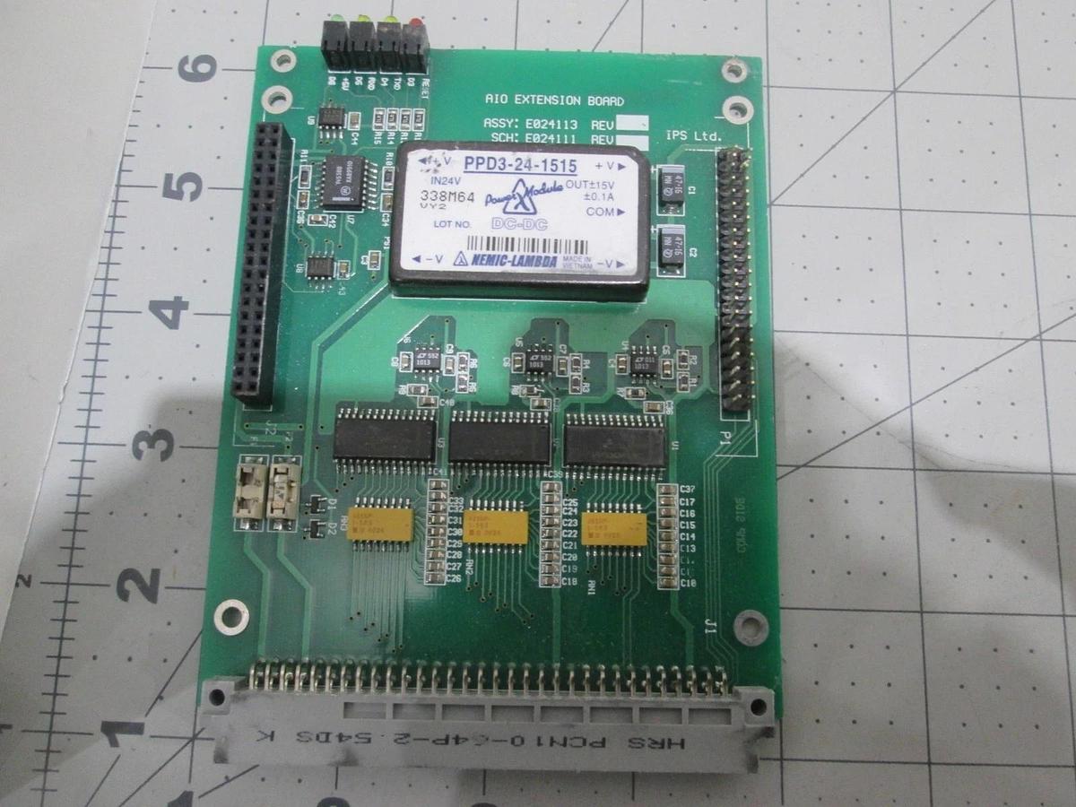 Used IPS LTD, E024113, AIO Extension Board PCB Assy, Used