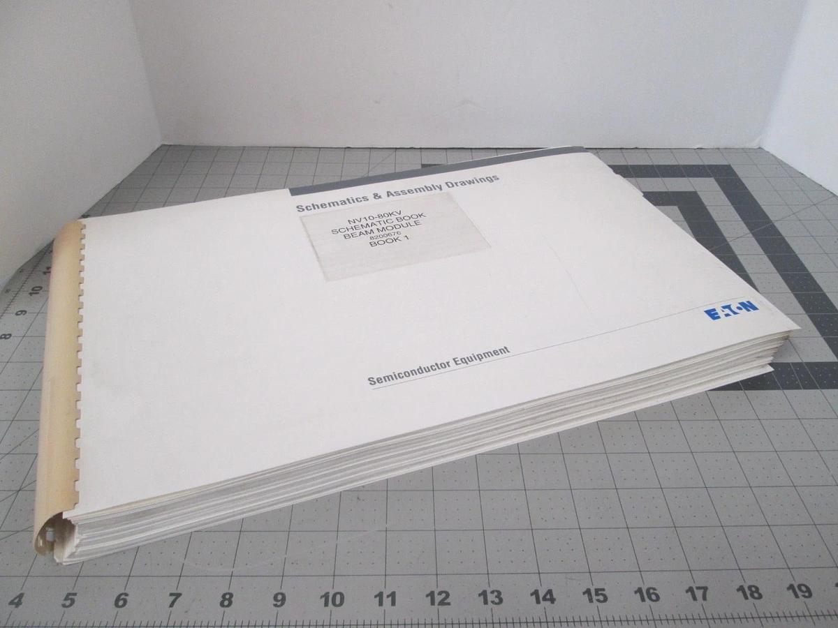 Used Eaton, NV10-80KV, Book 1, Schematics Book Beam Module, Used