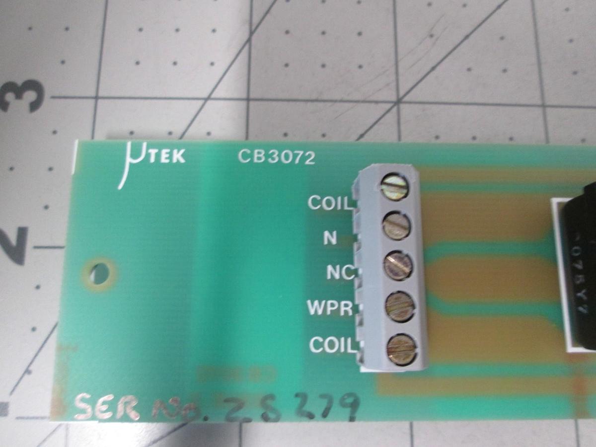 Used UTEK, A43072, Table Relay, PCB Assy w/ Relay, New