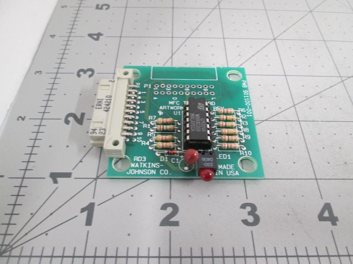 Watkins Johnson, 901101-001, MFC Test Card PCB Assy, New