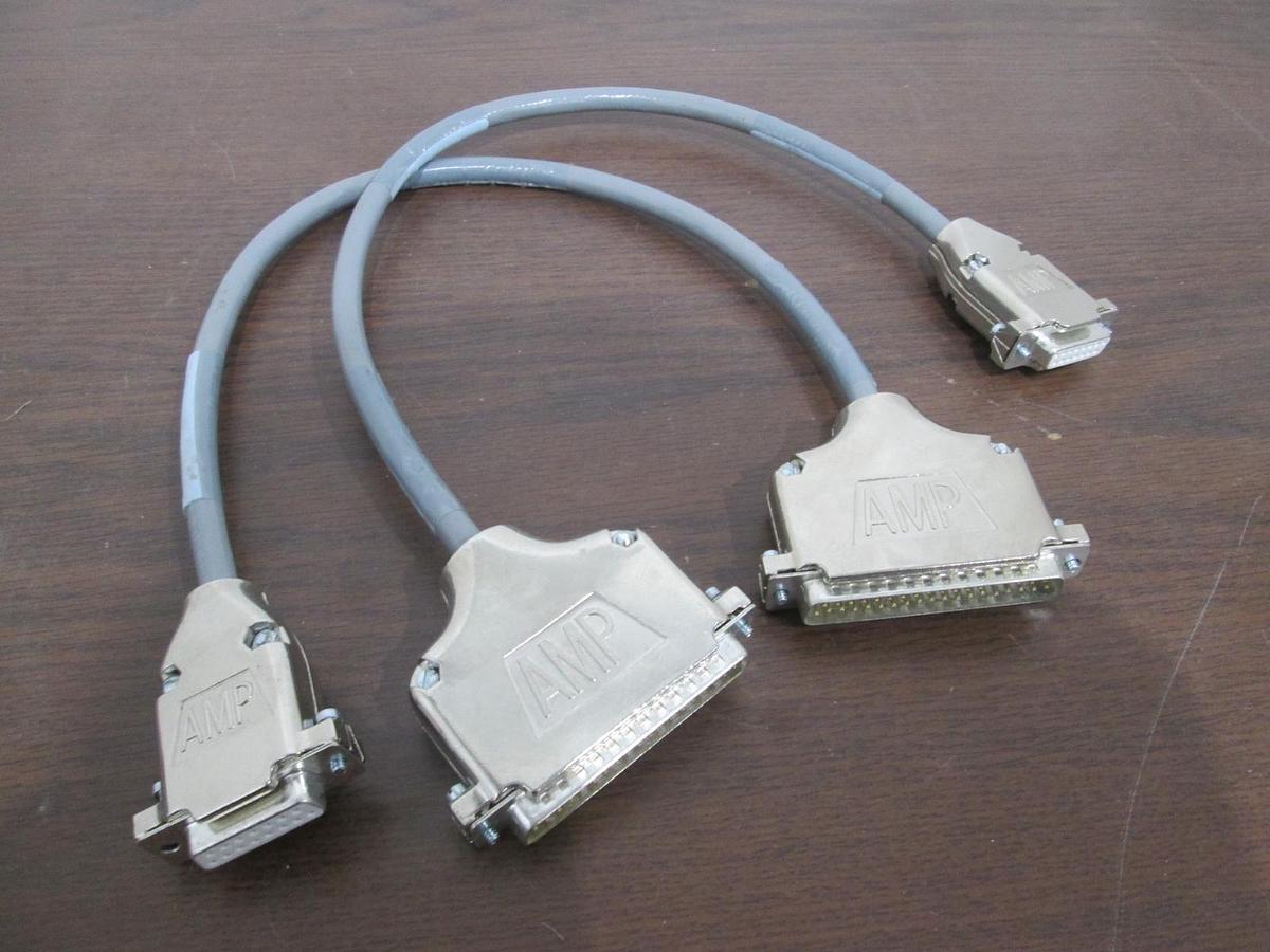 Used AMP, 37 Pin Connector Cable, 8400-0928, Used, Lot of 2