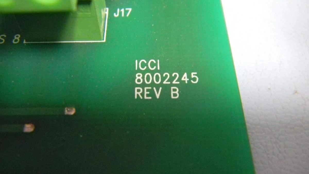 Used ICCI 8002245 Rev B, PCB Assembly, Working When Removed
