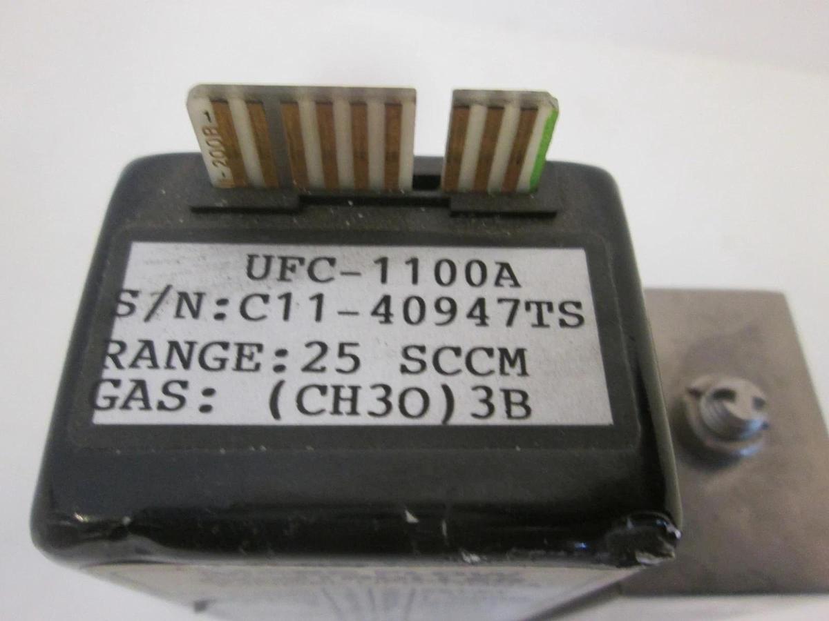 Used Unit Instruments, UFC-1100A, Mass Flow Controller, 25 SCCM, (CH3O)3B, Used