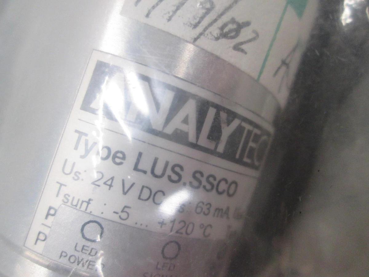 Analytec, Ultrasonic Level Switch, Type LUS.SSCO w/ Instruction Manual, New