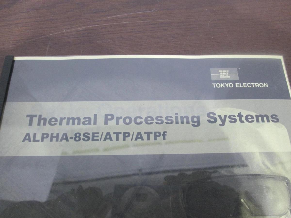 Used TEL Tokyo Electron, ALPHA-8SE/ATP/ATPf, Basic Operations Manual, New