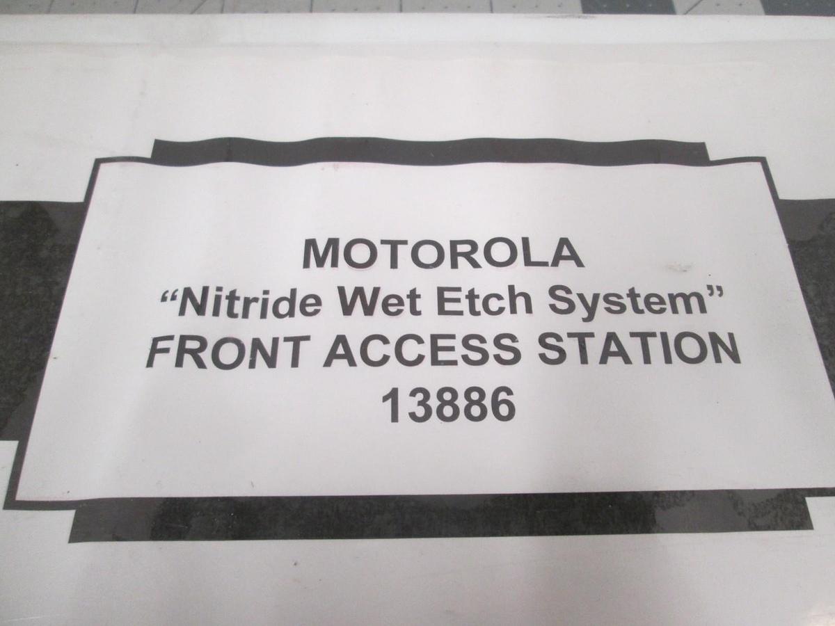 Used Ultra-Fab, Motorola, Nitride Wet Etch System, Front Access Station, User Manual