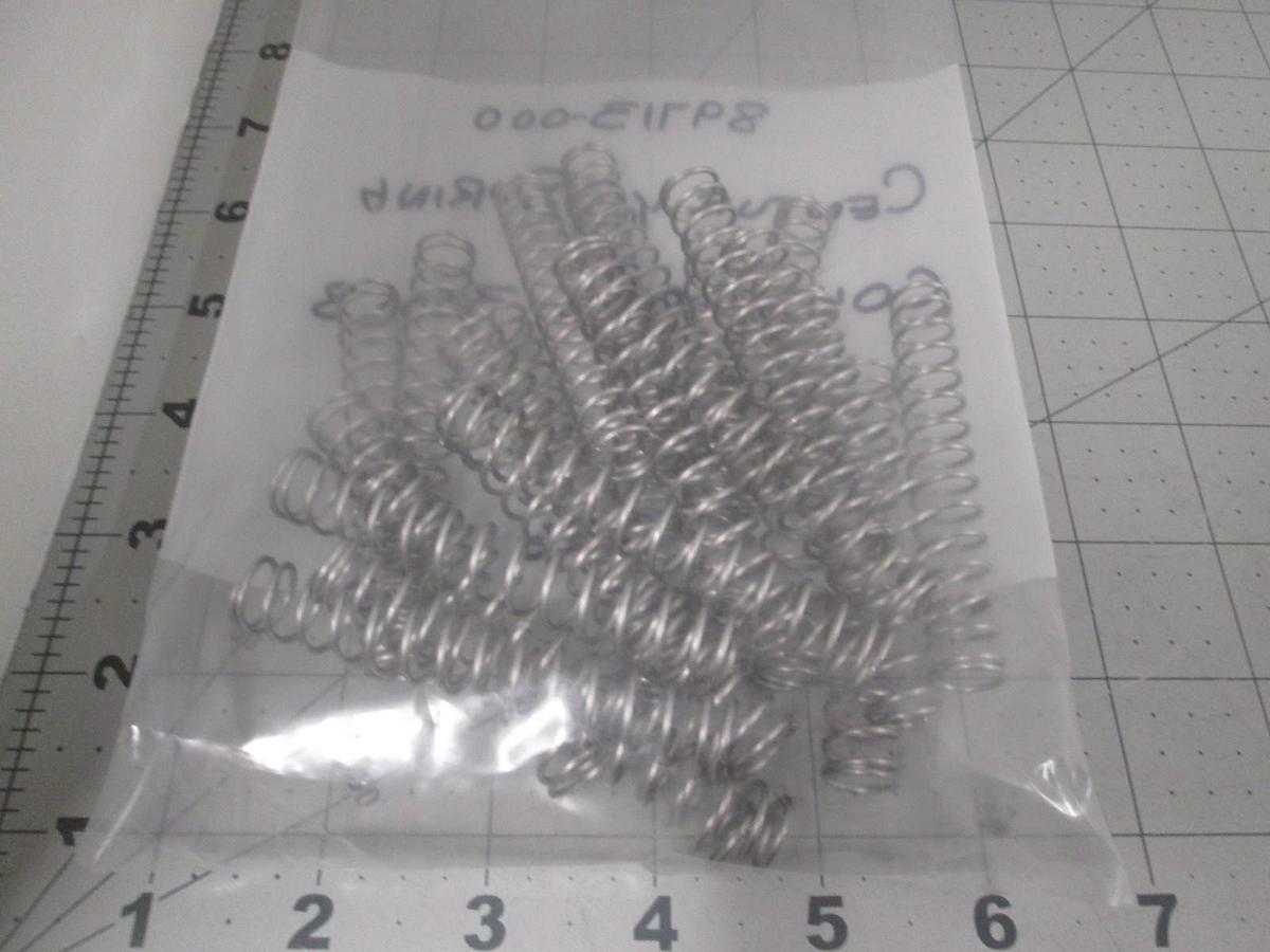 Century Spring, Compression Spring, SS .48" OD x 3" L x .39 ID, New, Lot of 25