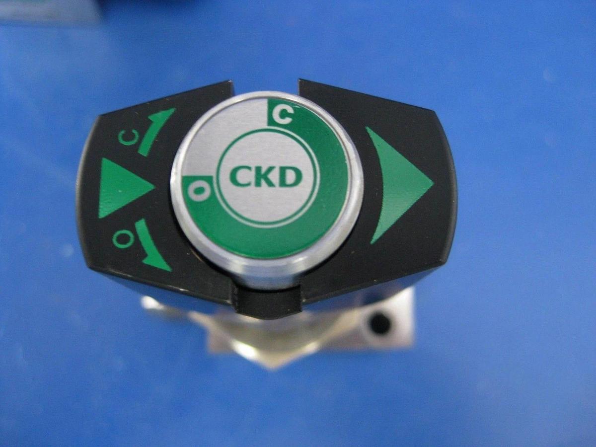 Used CKD OGD10V-X0044 Manual Block Valve w/ 1/4" MVCR Port, Lot of 2, Used