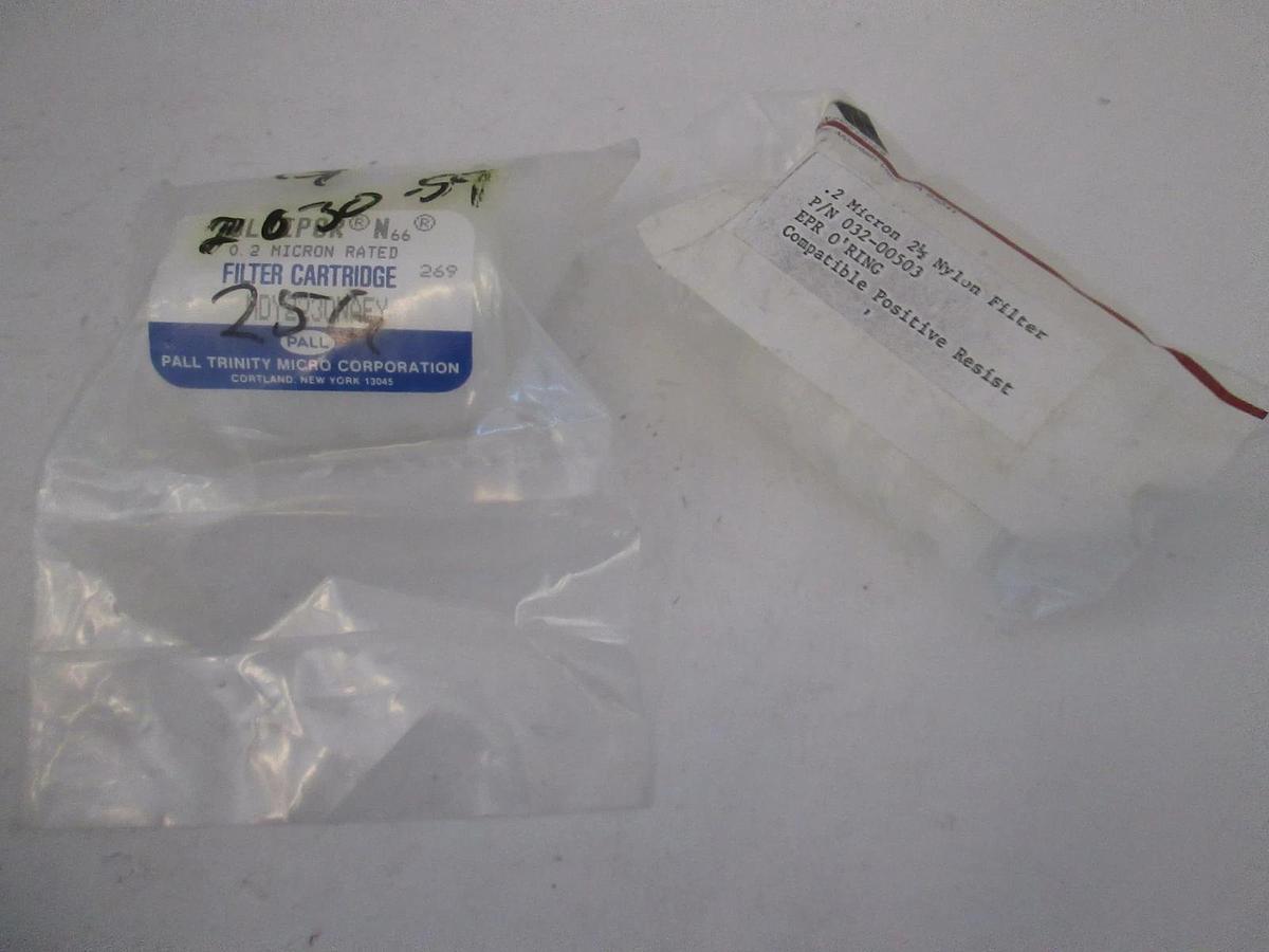 .2 Micron 2 1/2 Nylon Filter, EPR O ring Compatible Positive Resist, New