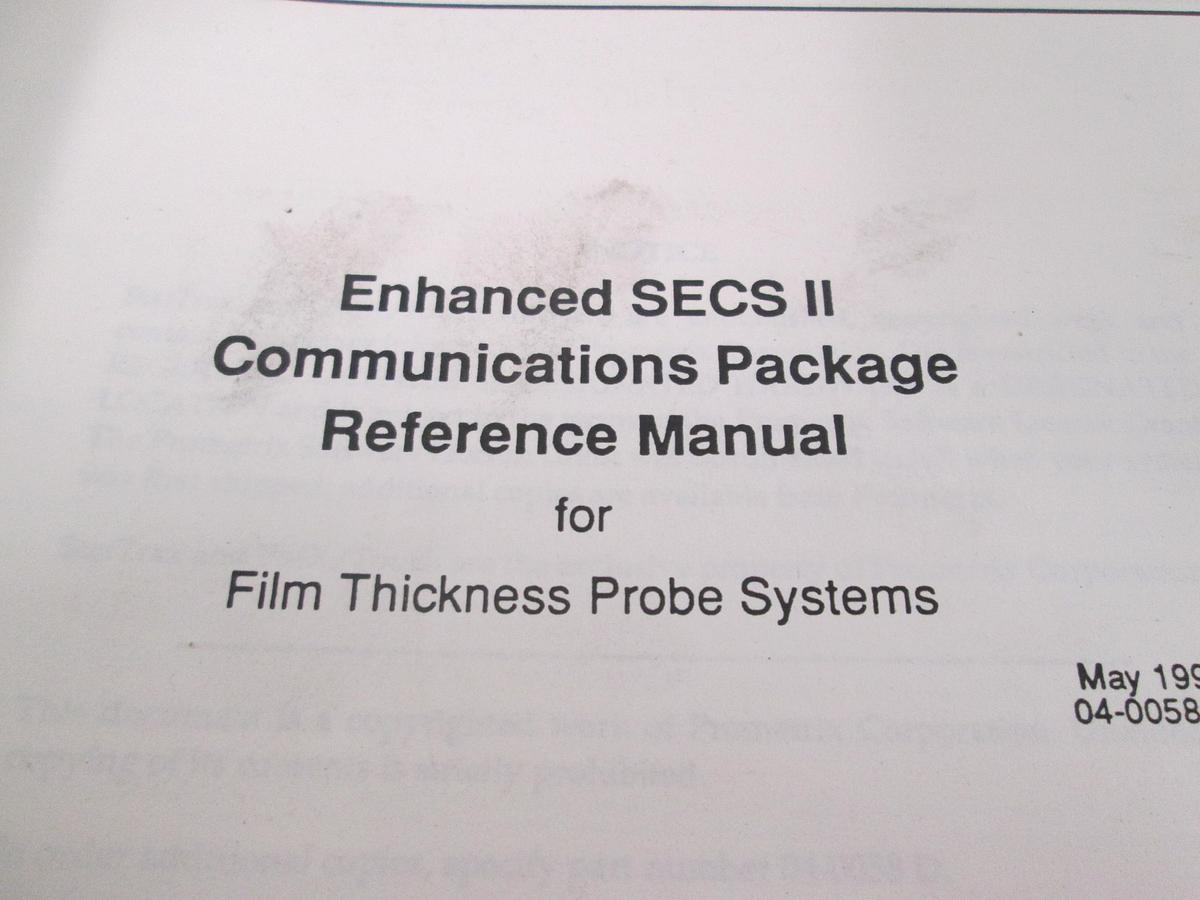 Used Tencore, Enhanced SECS II Communications Package Reference Manual, Used