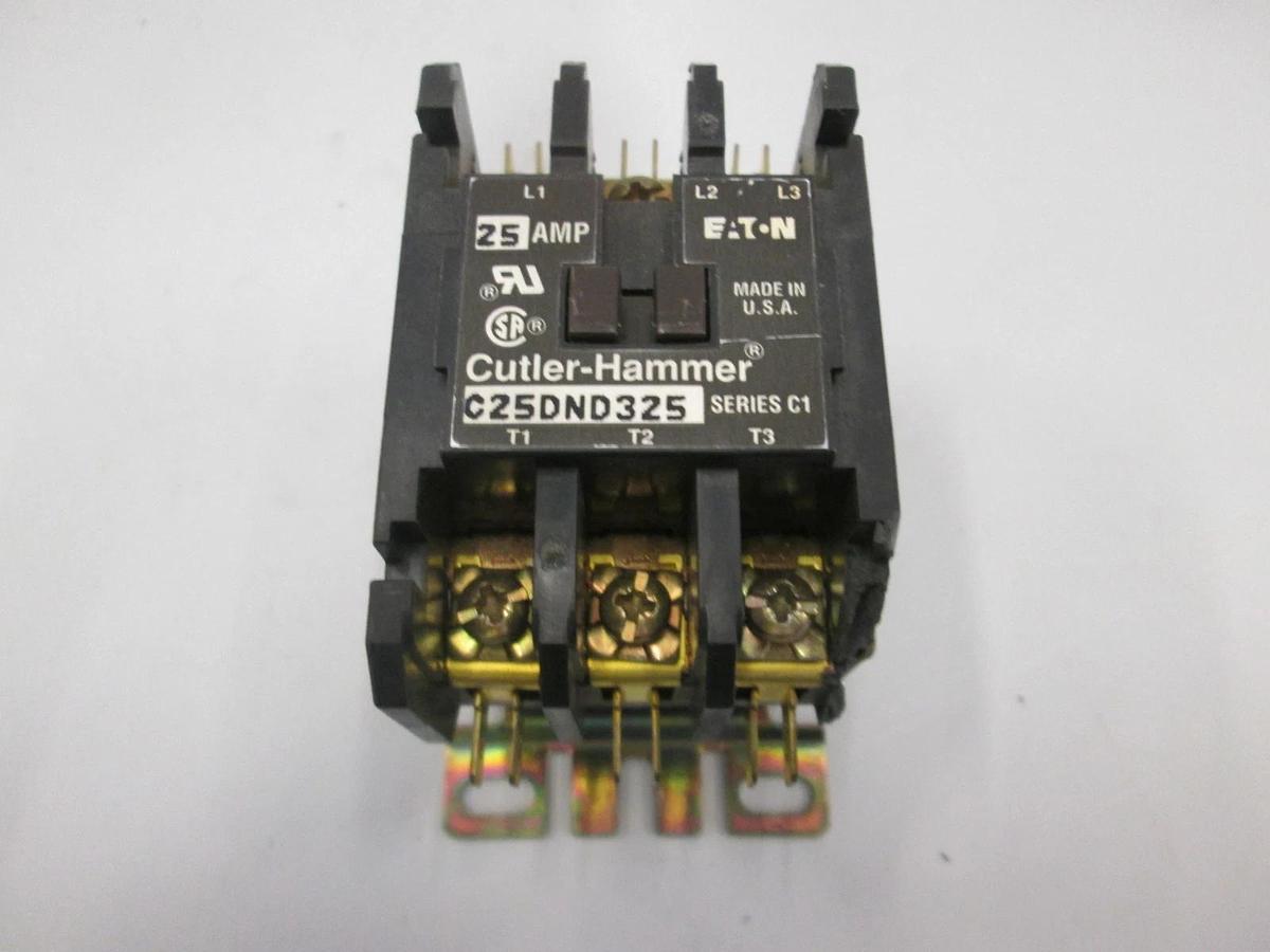 Used Cutler-Hammer, C25DND325, Contactor, 25A, Used