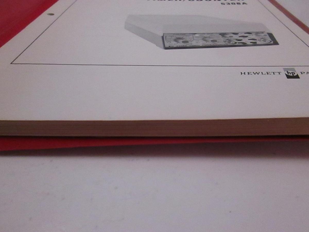 Used HP 75 MHz Timer/Counter 5308A Operating and Service Manual, Used