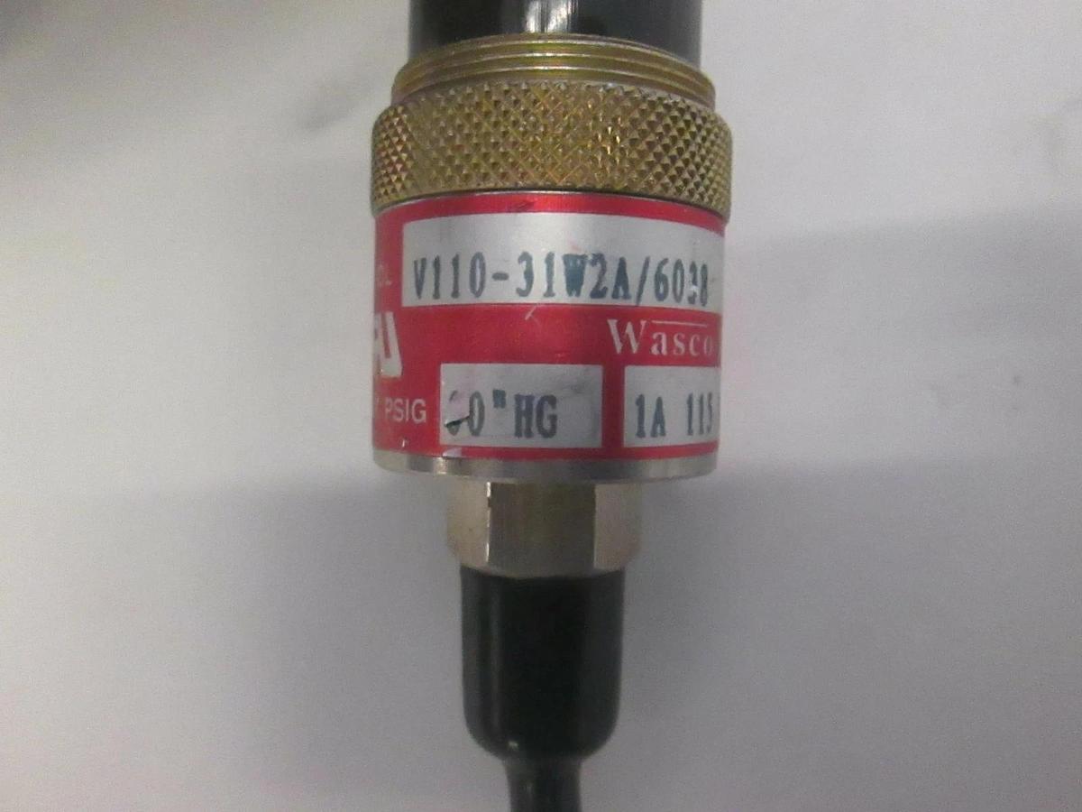 Used Wasco, V110-31W2A, 30" HG, Vacuum Switch, Used