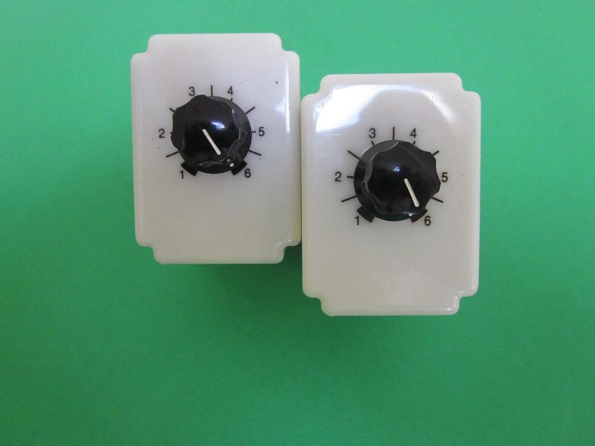 Lot of 2 - Potter & Brumfield CHD-38-30001 Time Delay Relay, 1-10 Sec