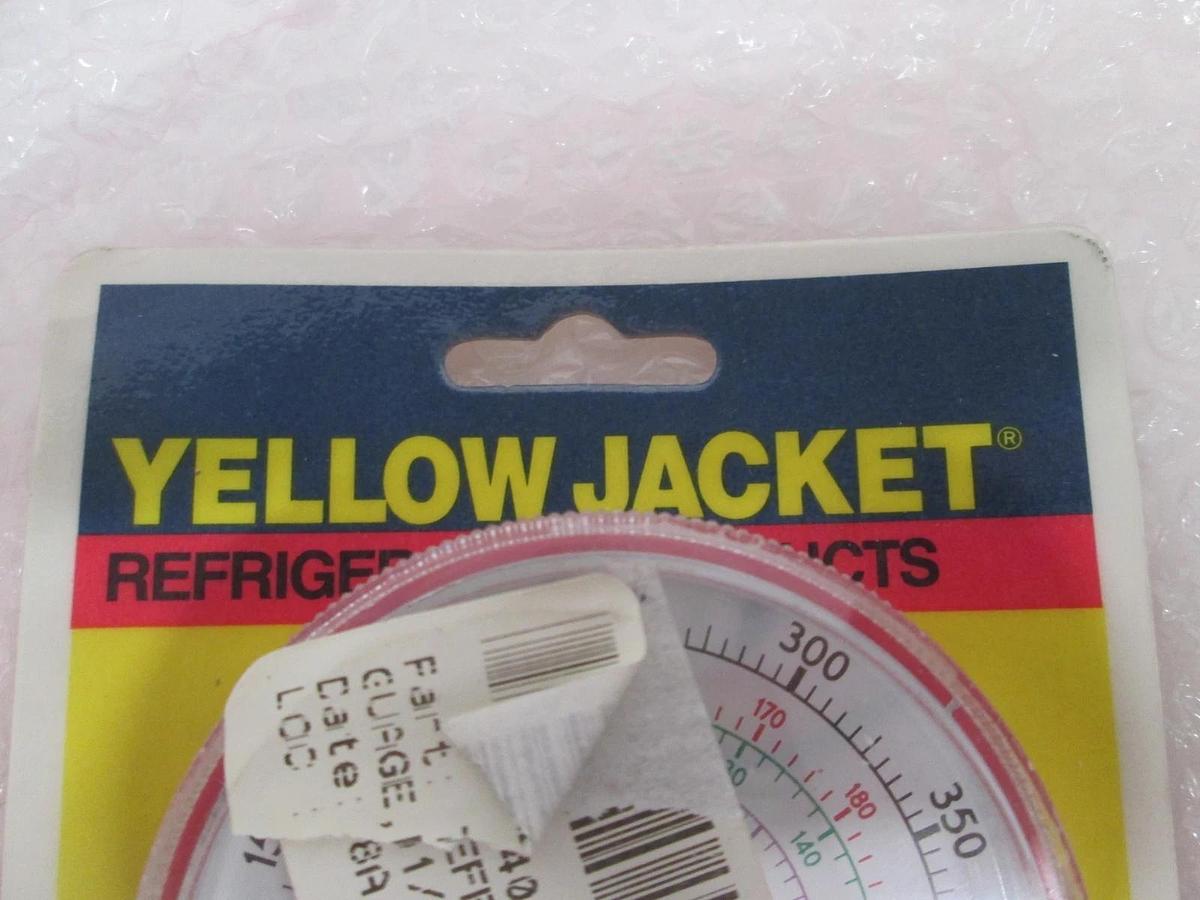 Yellow Jacket, Gauge, Refrigeration, 0-500 PSI, New