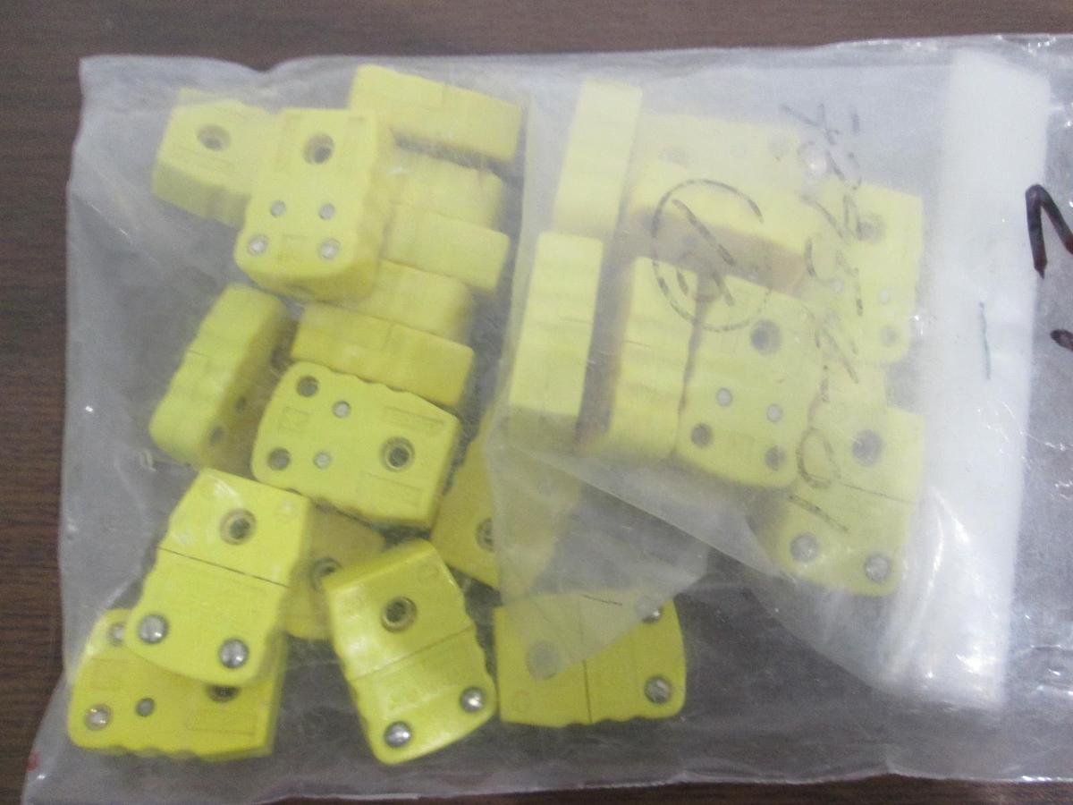Used Omega, Type K, Quick Disconnect Thermocouple, Used, Lot of 27