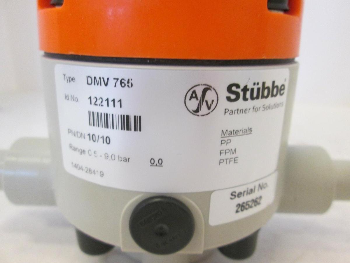 Used Stubbe, Pressure Reducing Valve, DMV 765, New