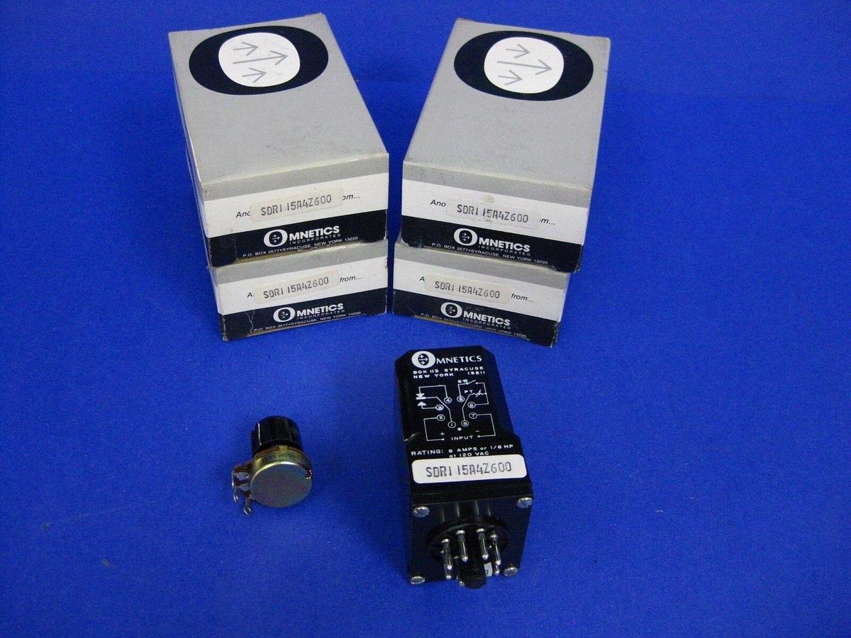 Used Omnetics SDR115A4Z600 Relay , Lot of 4, NIB