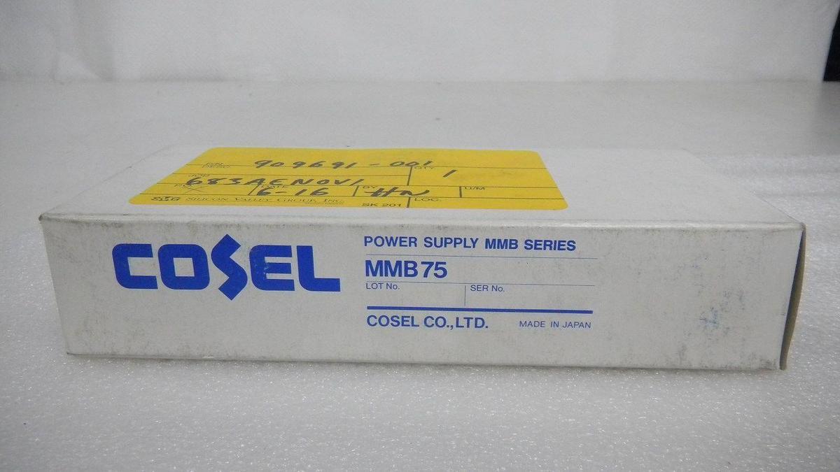 Cosel MMB Power Supply, MMB75U-2, acin100-120v 47-440hz 1.7A