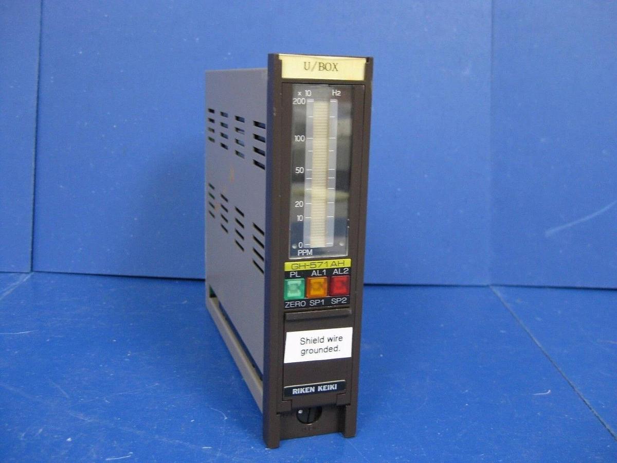 Used Riken Keiki GH-571AH Gas Indicator Alarm System , 0-2000ppm, USED