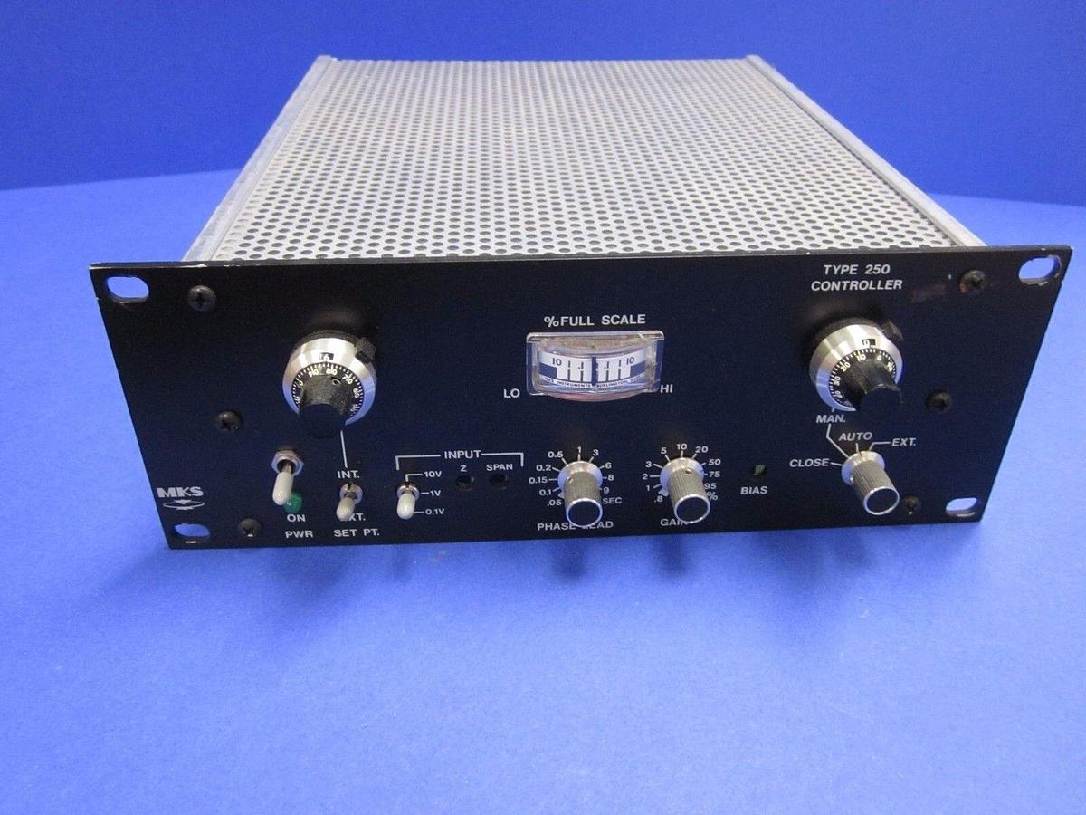 Used MKS Type 250l Controller, 250-1-A,10-0-10 % Full Scale