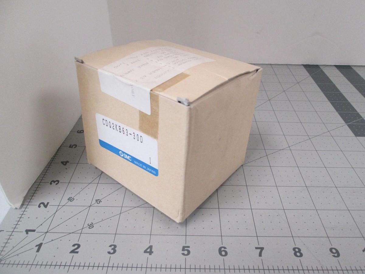 Used SMC, CDQ2KB63-30D, Pneumatic Cylinder, New