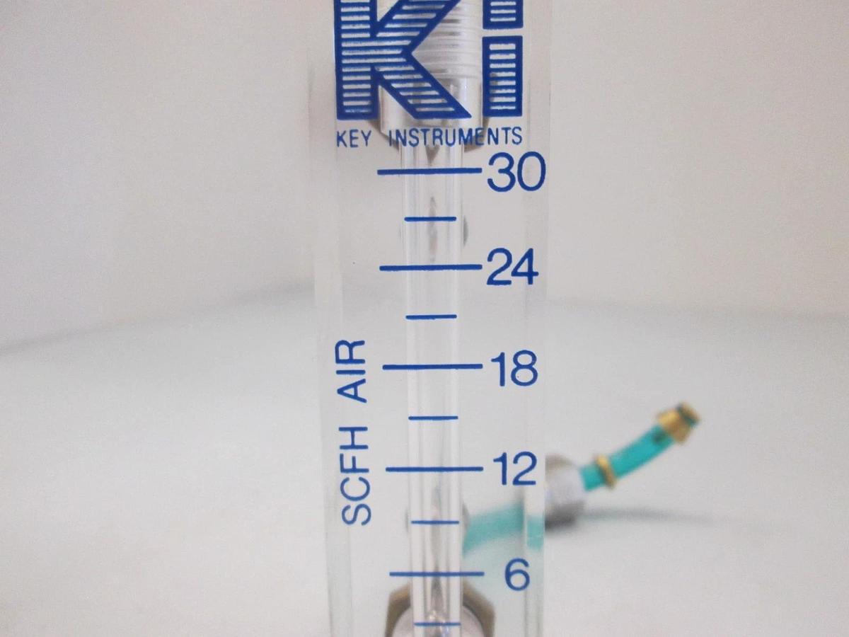Used King Instruments, 0-30 SCFH Air, Flowmeter, Used
