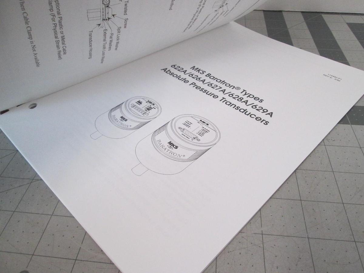 Used MKS, 622A Instruction Manual, Used