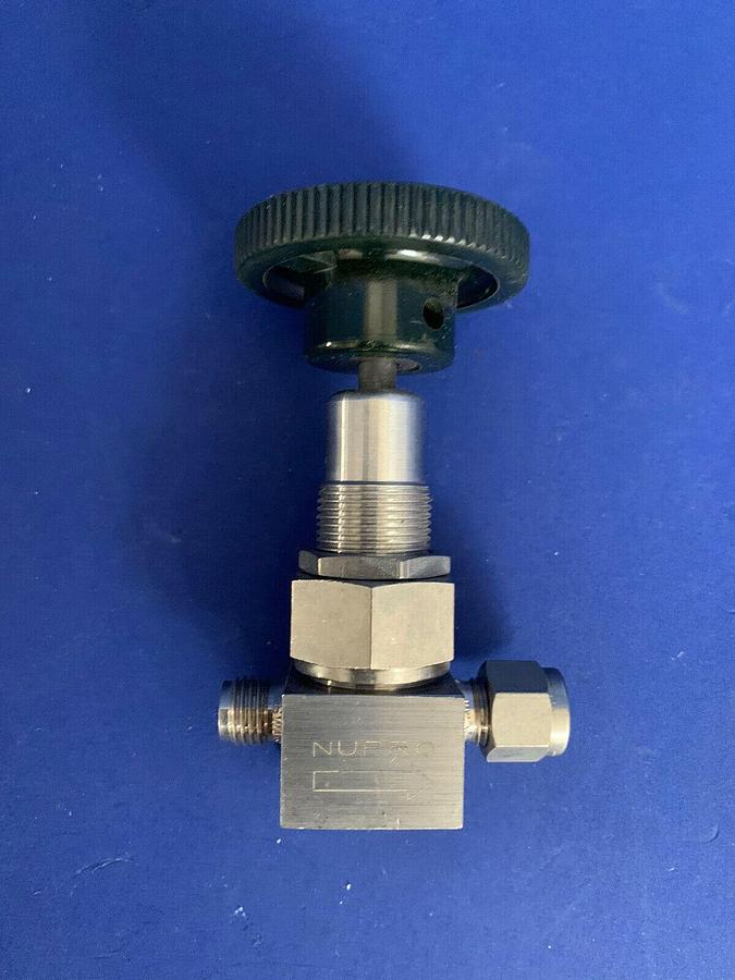 Used Nupro M-4BG Manual Valve, 1/4" Swagelok, Used