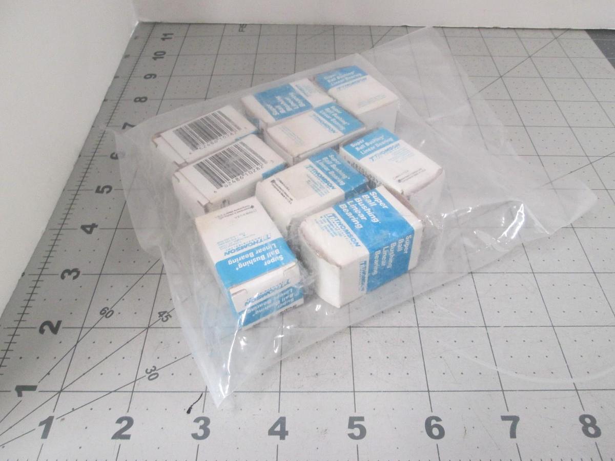 Thompson, Super 8 OPN, Super Ball Bushing, Linear, New, Lot of 9