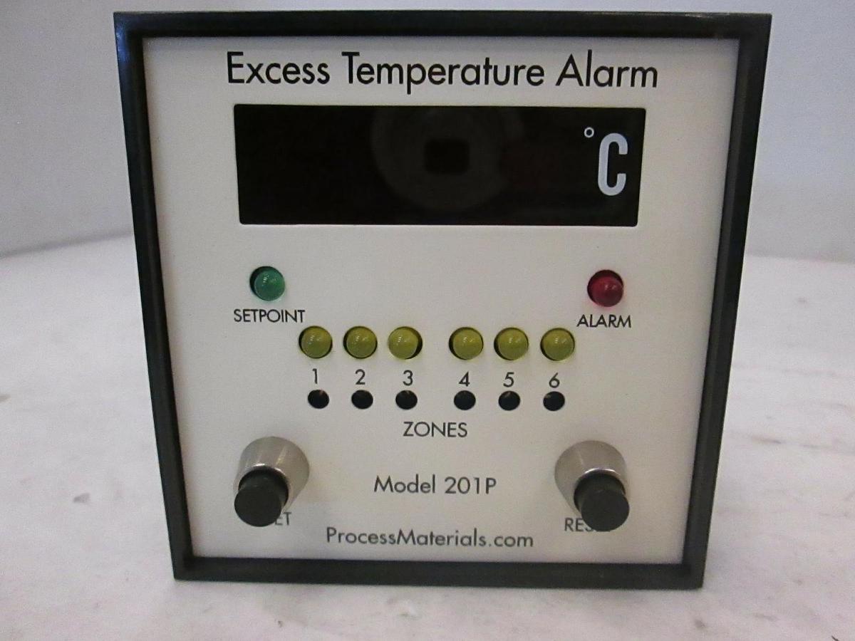 Used Omega Excess Temperature Alarm, Model 201P, pulled from a working tool