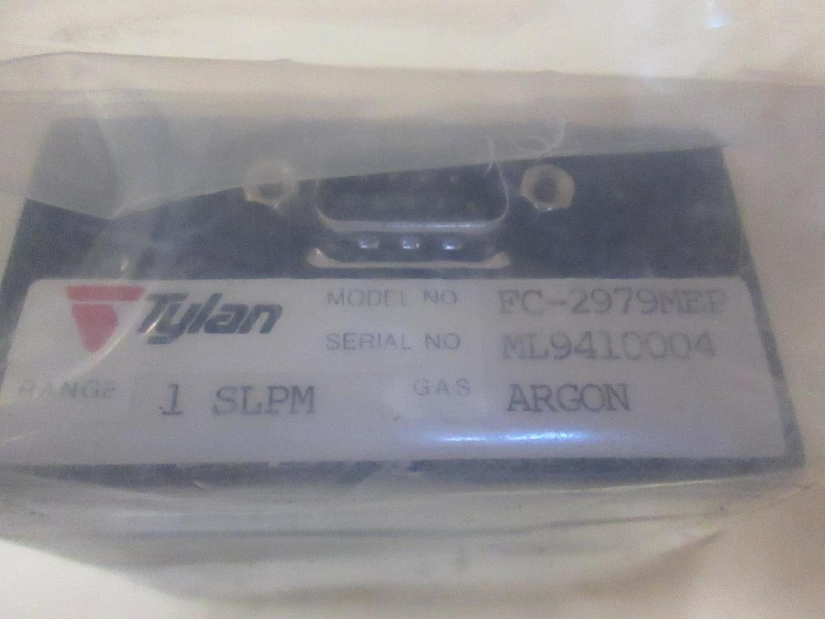 Used Tylan FC-2979MEP, MFC Mass Flow Controller 1 SLPM, Ar, New