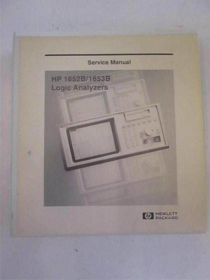 Used HP 1652B/1653B Logic Analyzers Service Manual, Used