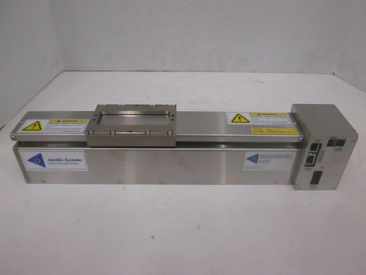 Used Akribis Systems, SGL64-AUM1-S-S4-NH-.55-200-M1, Brushless Linear Motor Assy, Use