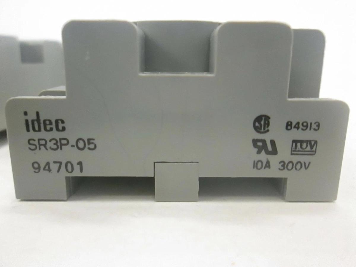 Used Idec, Relay Socket Base, SR3P-05, Used, Lot of 4
