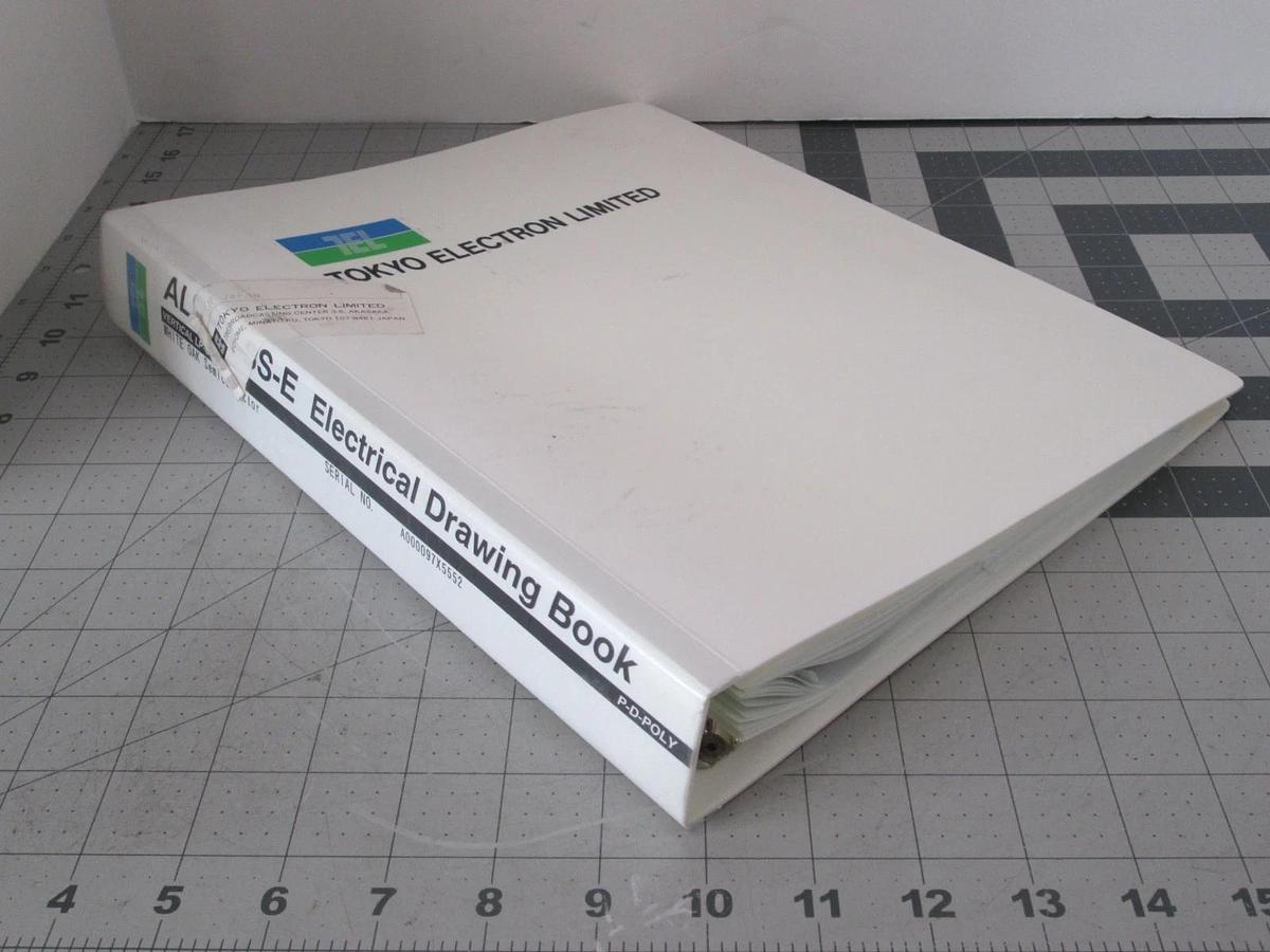 Used TEL Tokyo, ALPHA-8S-E, Electrical Drawing Book P-D-POLY, REV 1.0, Used