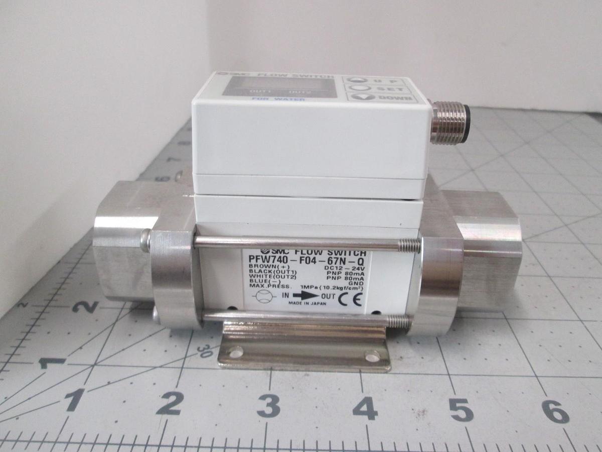 SMC, PFW740-F04-67N-Q, Digital Flow Switch Assy, New