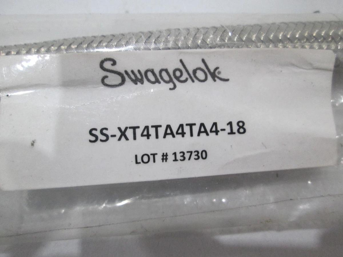 Swagelok, SS-XT4TA4TA4-18, Braided Stainless Steel Hose, New