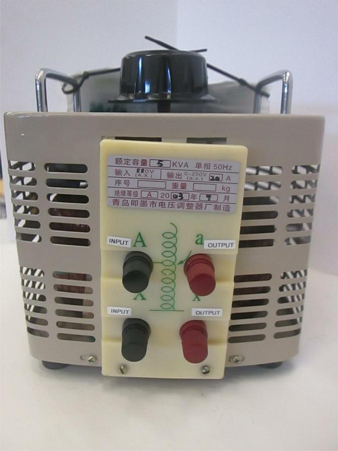 Used Pan Didactic, Variable Voltage Single Stage Transformer, New