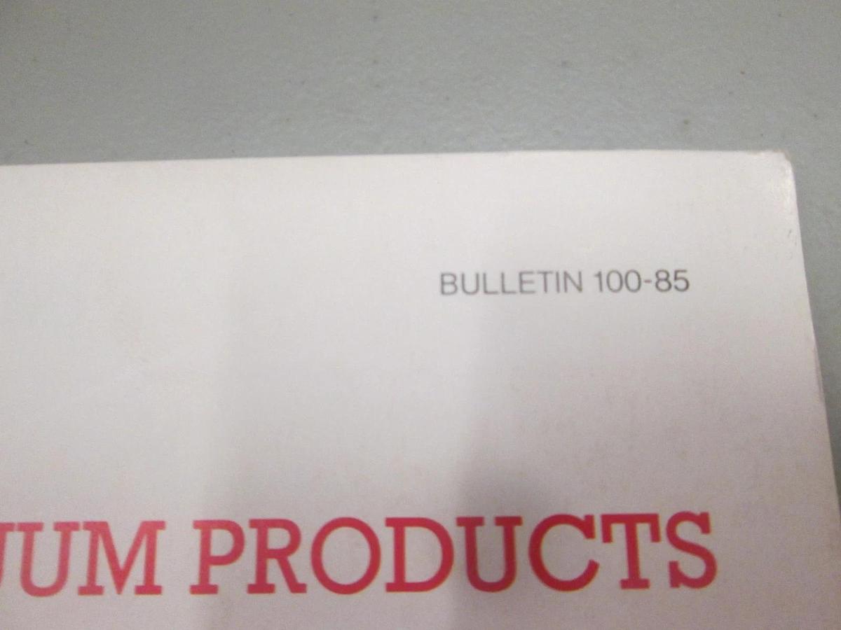 Used Alcatel, 100-85, Mechanical Vacuum Pumps and Accessories Booklet, Used